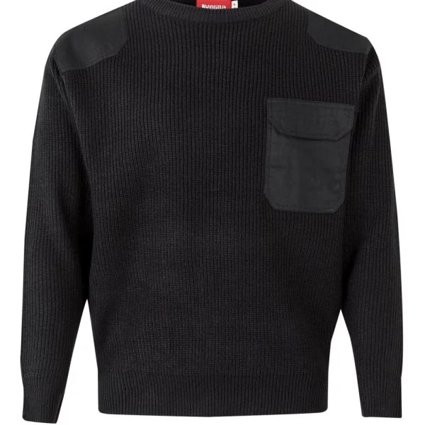 Chunky-Knit round neck jumper gallery