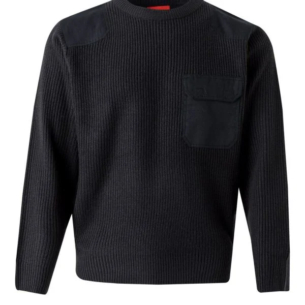 Chunky-Knit round neck jumper gallery