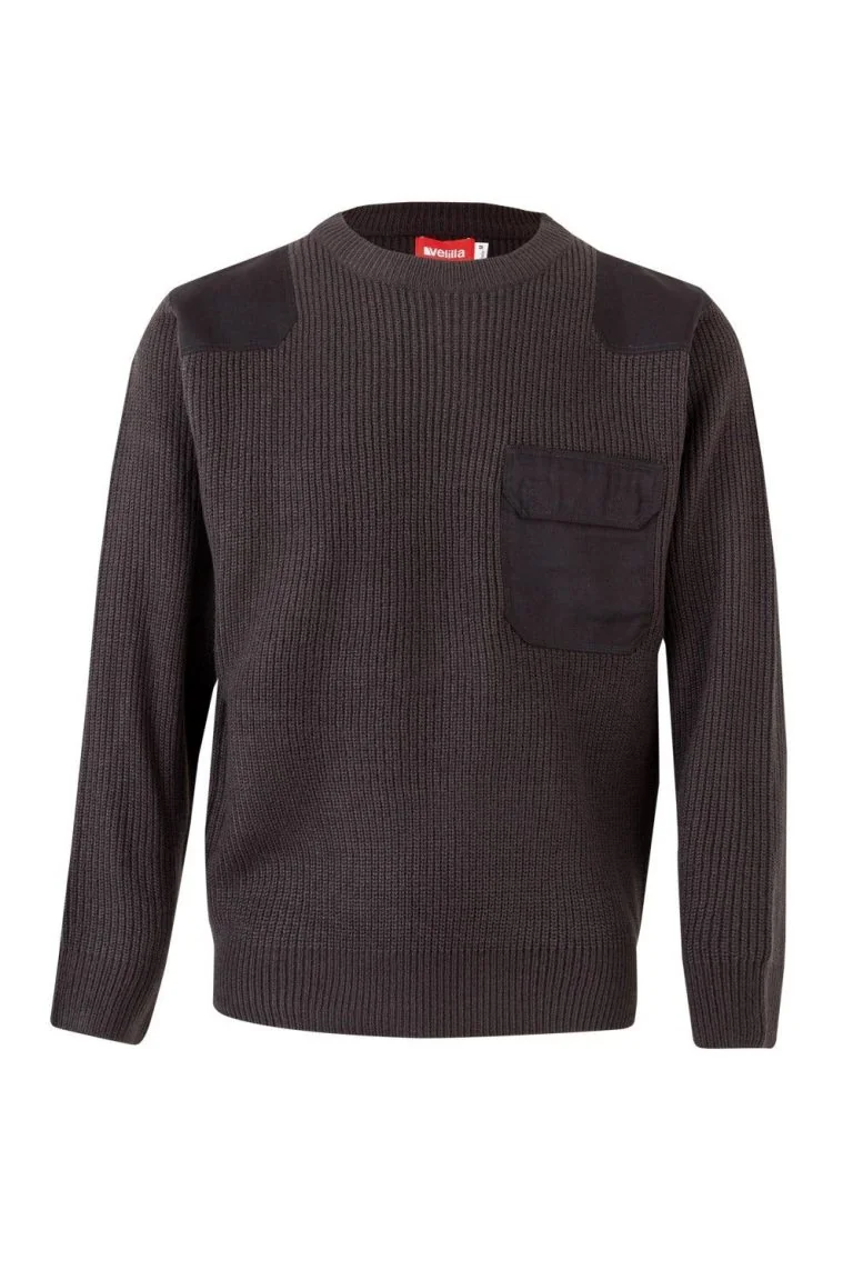 Chunky-Knit round neck jumper