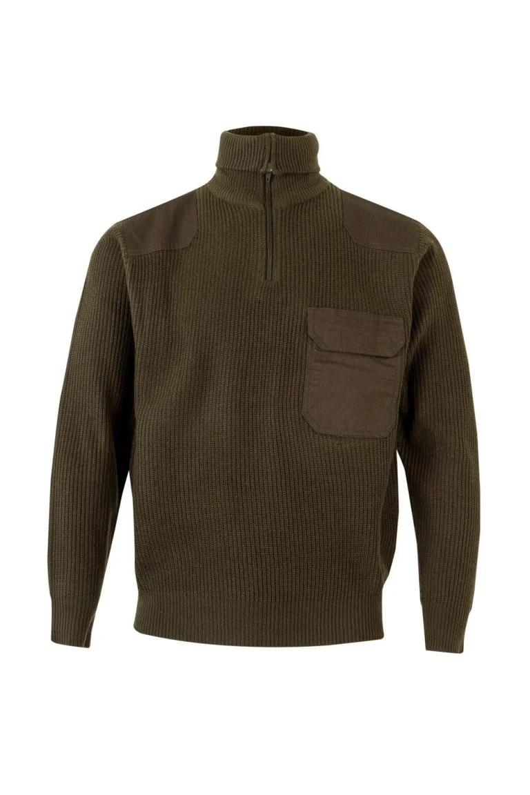 Chunky-Knit Turtle Neck Jumper