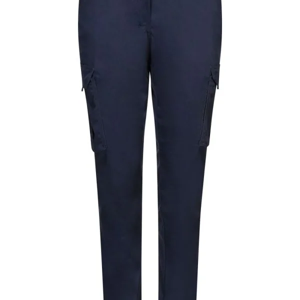 Women's multi-pocket stretch trousers