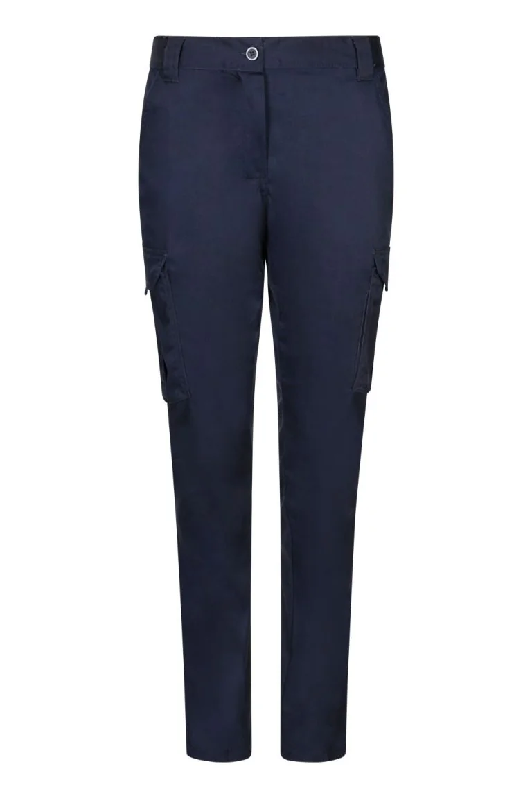 Women's multi-pocket stretch trousers