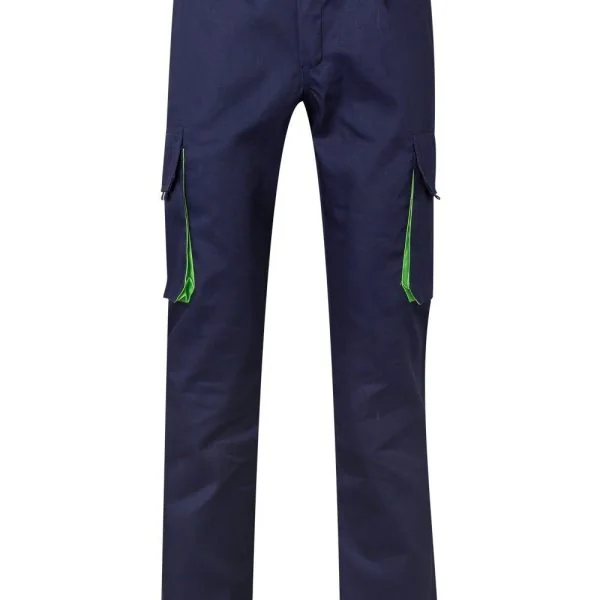 Two-Tone Multi-Pocket Trousers