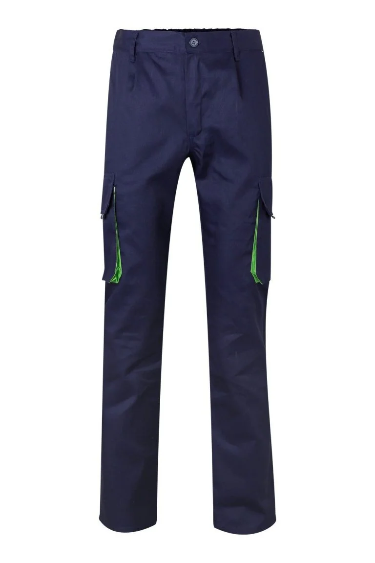 Two-Tone Multi-Pocket Trousers