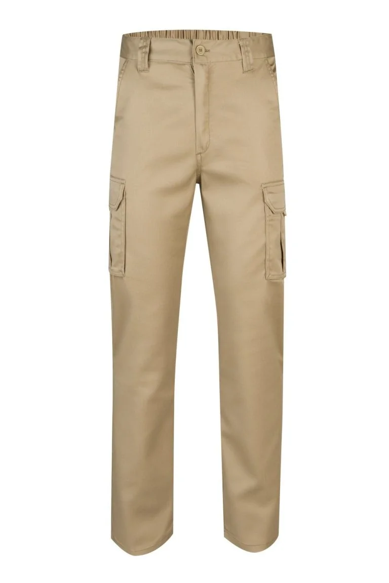Multi-Pocket Stretch Trousers