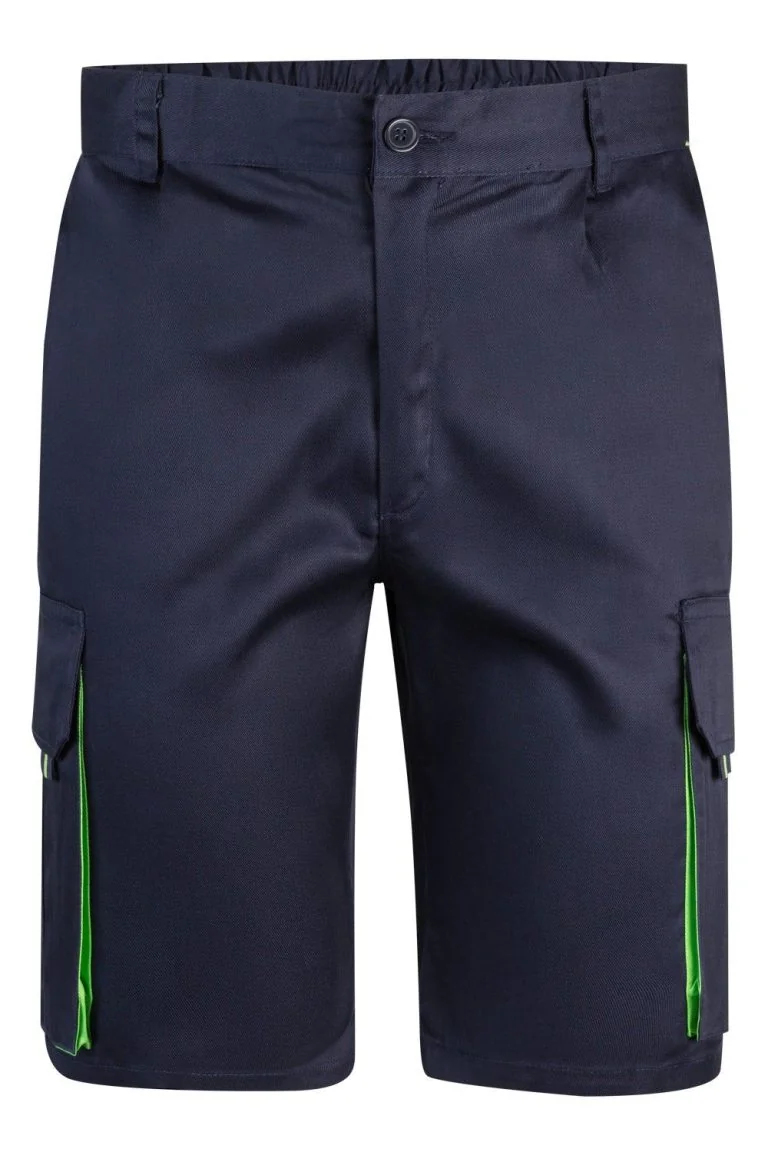 Multi-Pocket Stretch Bermuda Shorts