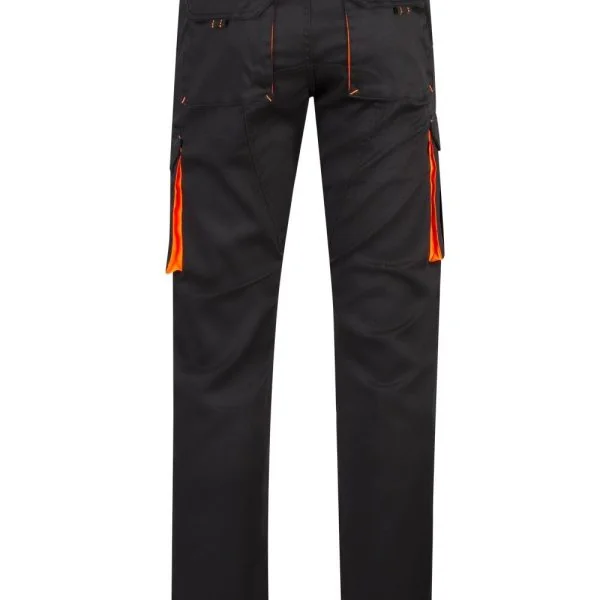 Two-Tone Multi-Pocket Stretch Trousers gallery