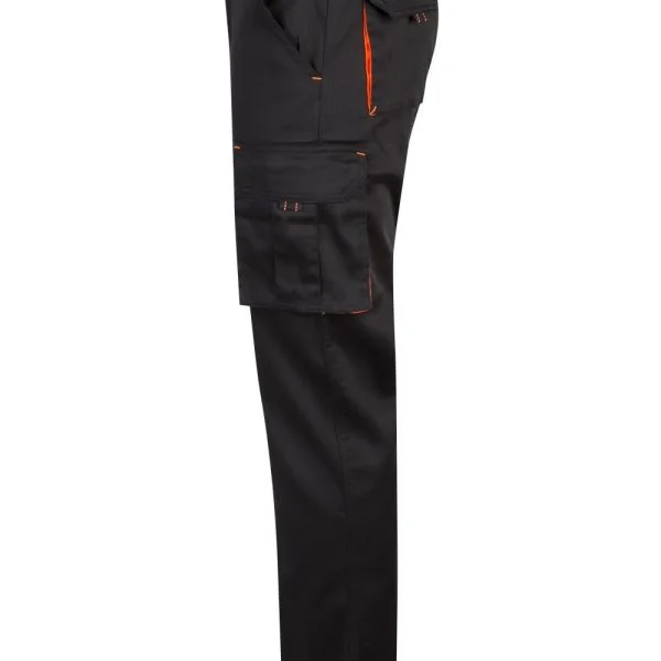 Two-Tone Multi-Pocket Stretch Trousers gallery