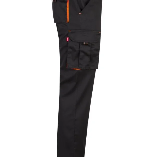 Two-Tone Multi-Pocket Stretch Trousers gallery