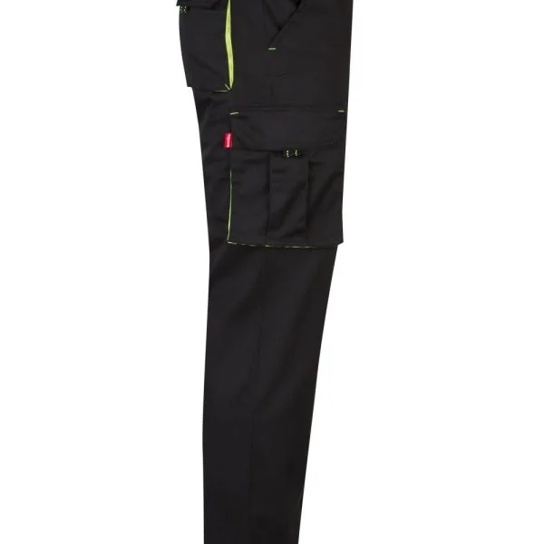 Two-Tone Multi-Pocket Stretch Trousers gallery