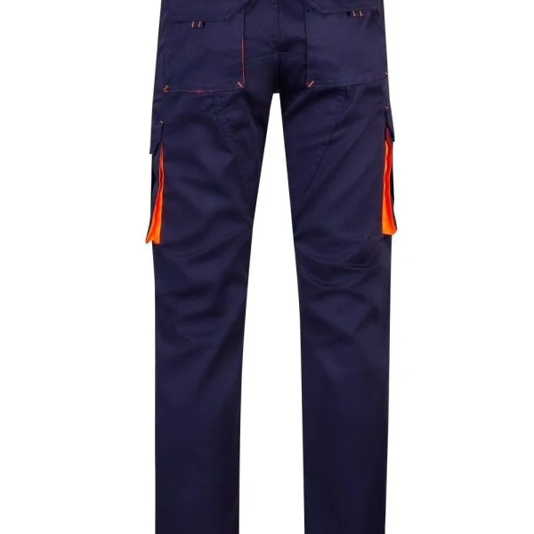 Two-Tone Multi-Pocket Stretch Trousers gallery