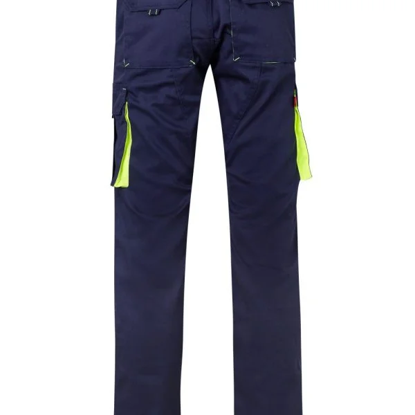 Two-Tone Multi-Pocket Stretch Trousers gallery