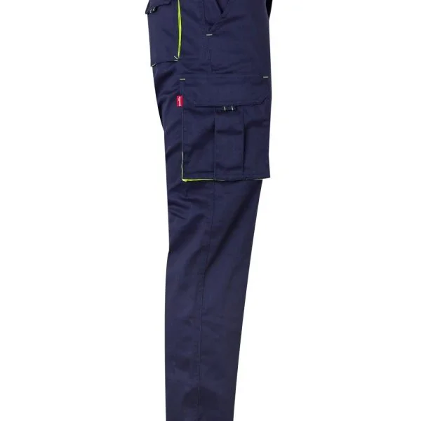 Two-Tone Multi-Pocket Stretch Trousers gallery