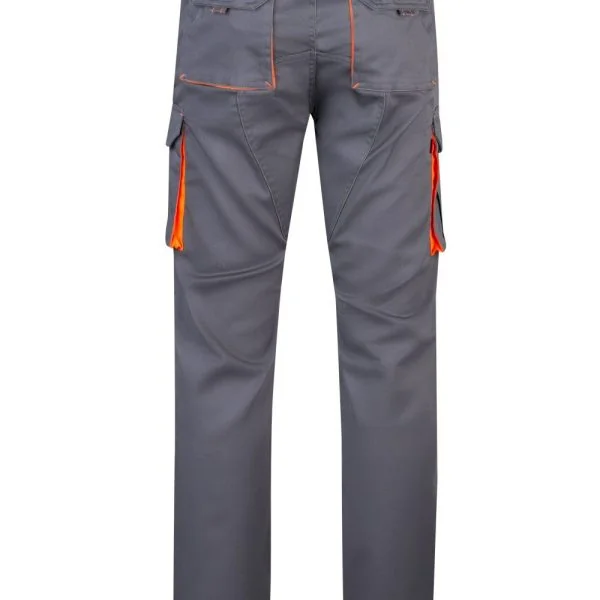 Two-Tone Multi-Pocket Stretch Trousers gallery