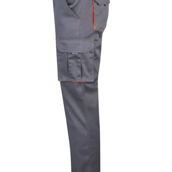 Two-Tone Multi-Pocket Stretch Trousers gallery