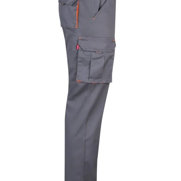 Two-Tone Multi-Pocket Stretch Trousers gallery