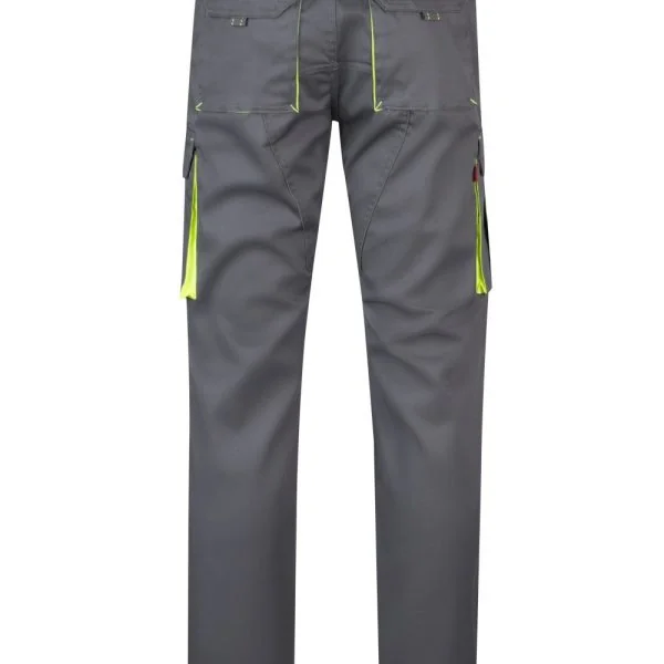 Two-Tone Multi-Pocket Stretch Trousers gallery