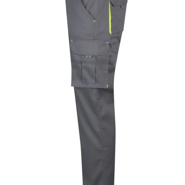 Two-Tone Multi-Pocket Stretch Trousers gallery