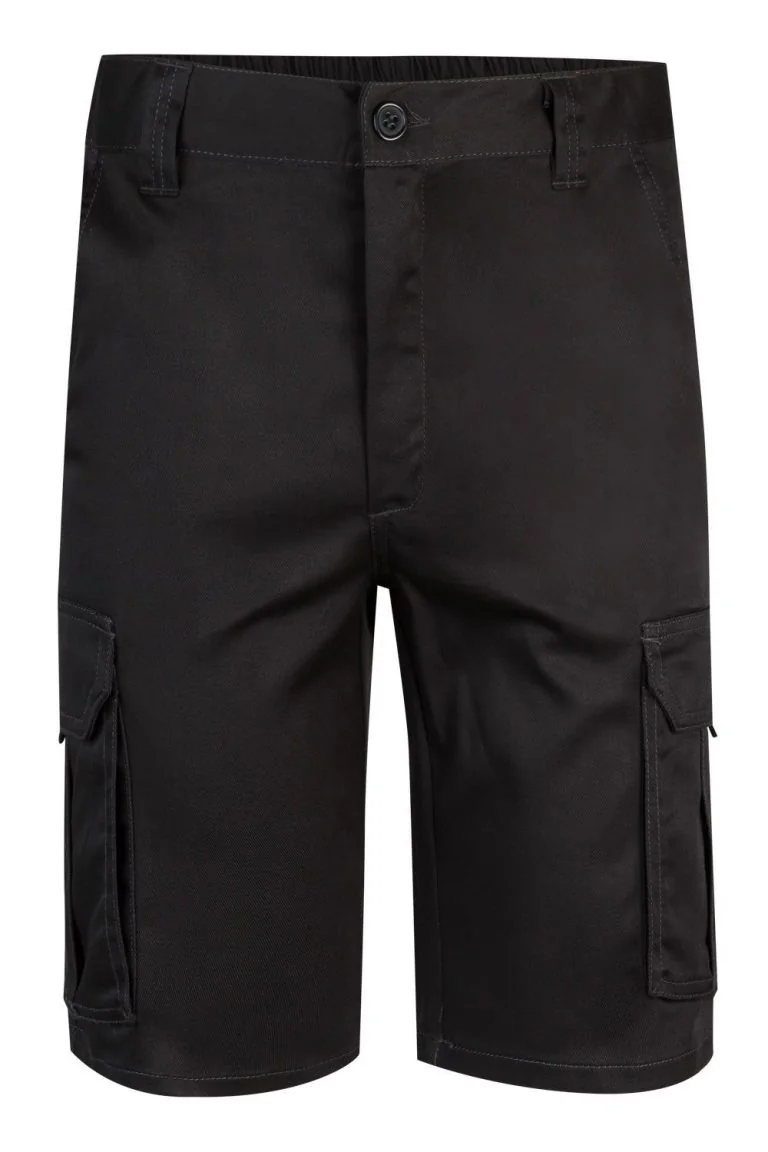 Multi-Pocket Stretch Bermuda Shorts
