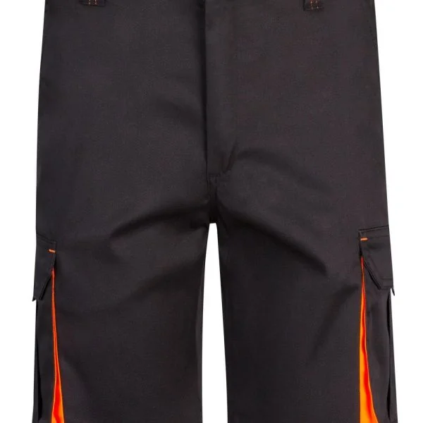 Two-Tone Multi-Pocket stretch Bermuda Shorts gallery
