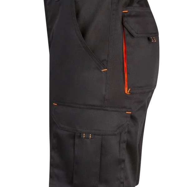 Two-Tone Multi-Pocket stretch Bermuda Shorts gallery
