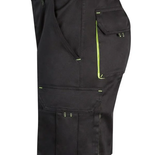 Two-Tone Multi-Pocket stretch Bermuda Shorts gallery