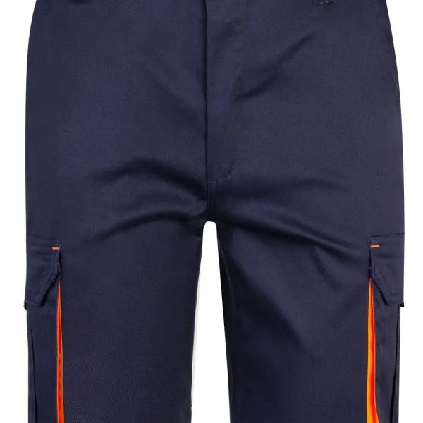 Two-Tone Multi-Pocket stretch Bermuda Shorts gallery
