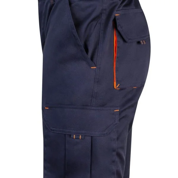 Two-Tone Multi-Pocket stretch Bermuda Shorts gallery