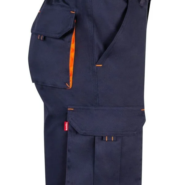 Two-Tone Multi-Pocket stretch Bermuda Shorts gallery