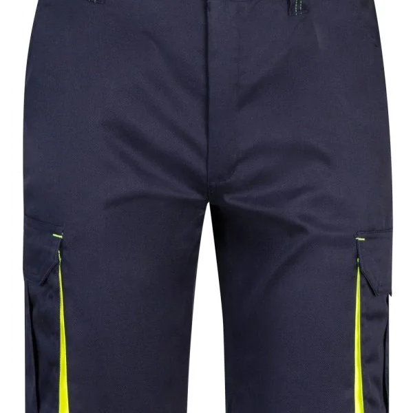 Two-Tone Multi-Pocket stretch Bermuda Shorts gallery