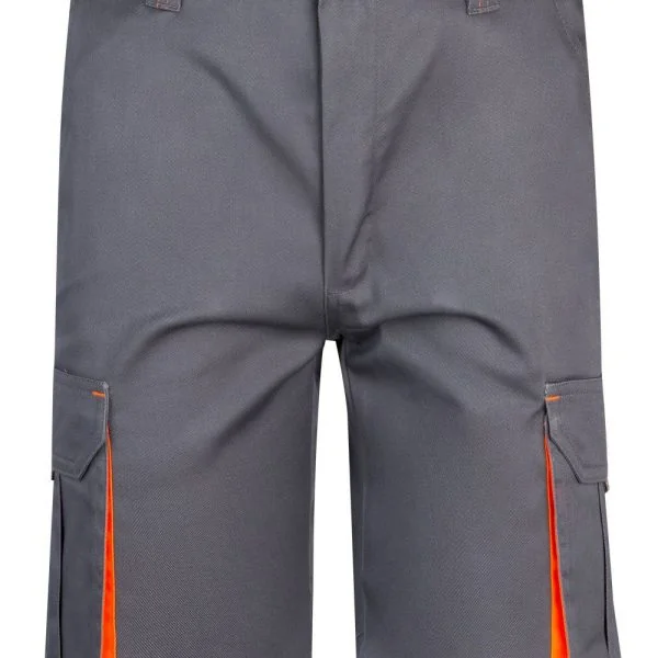 Two-Tone Multi-Pocket stretch Bermuda Shorts gallery