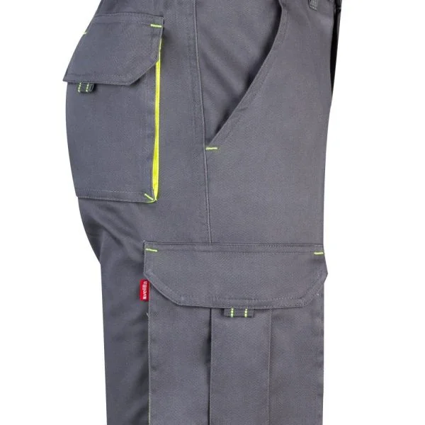 Two-Tone Multi-Pocket stretch Bermuda Shorts gallery