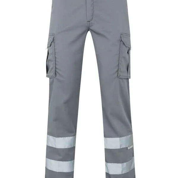 Multi-Pocket Stretch Trousers with Reflective Tape gallery