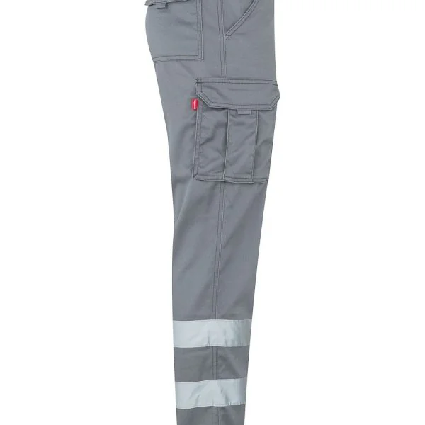 Multi-Pocket Stretch Trousers with Reflective Tape gallery