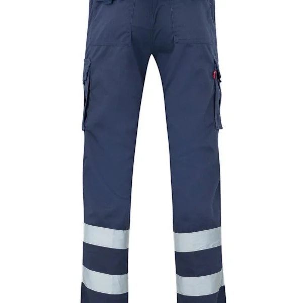 Multi-Pocket Stretch Trousers with Reflective Tape gallery