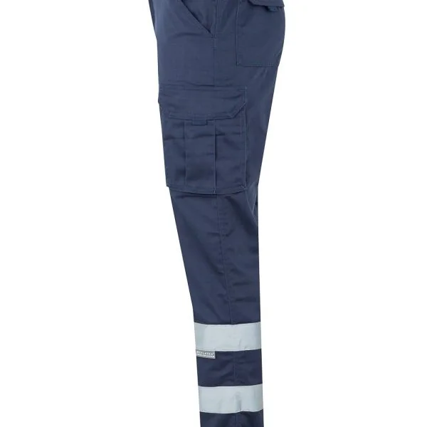 Multi-Pocket Stretch Trousers with Reflective Tape gallery