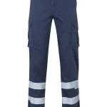 Multi-Pocket Stretch Trousers with Reflective Tape