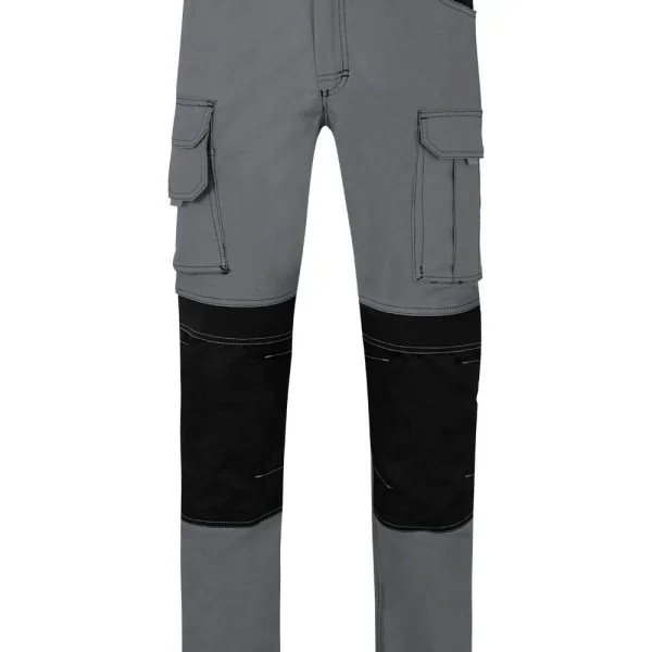 Two-tone Stretch Canvas Trousers with Holster Pockets gallery