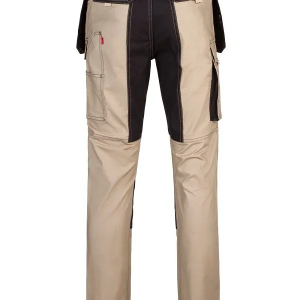 Two-tone Stretch Canvas Trousers with Holster Pockets gallery