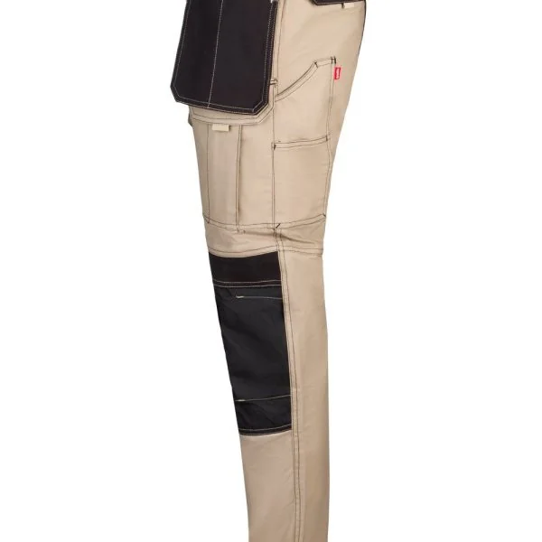 Two-tone Stretch Canvas Trousers with Holster Pockets gallery
