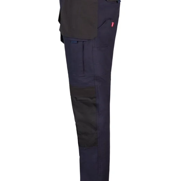 Two-tone Stretch Canvas Trousers with Holster Pockets gallery