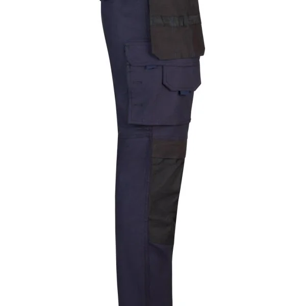 Two-tone Stretch Canvas Trousers with Holster Pockets gallery