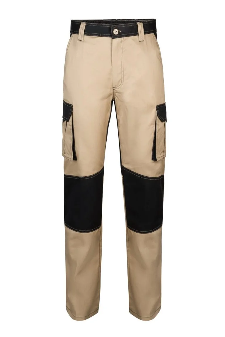 Two-Tone Multi-Pocket Trousers