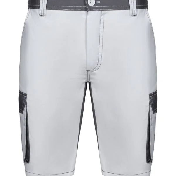 Two-tone multi-pocket bermuda shorts gallery