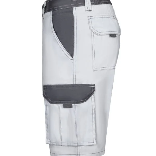 Two-tone multi-pocket bermuda shorts gallery