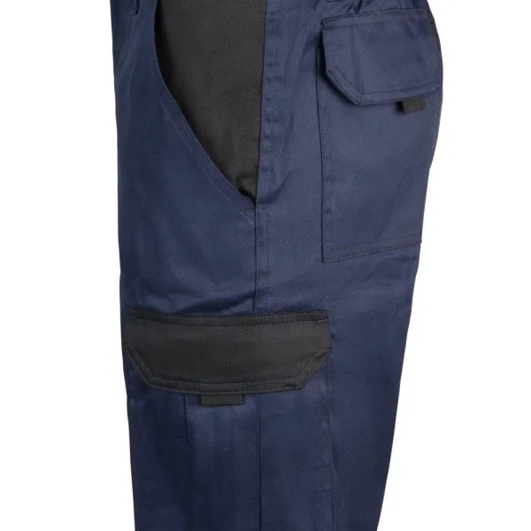 Two-tone multi-pocket bermuda shorts gallery