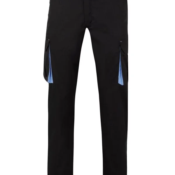 Two-Tone Stretch Multi-Pocket Trousers gallery