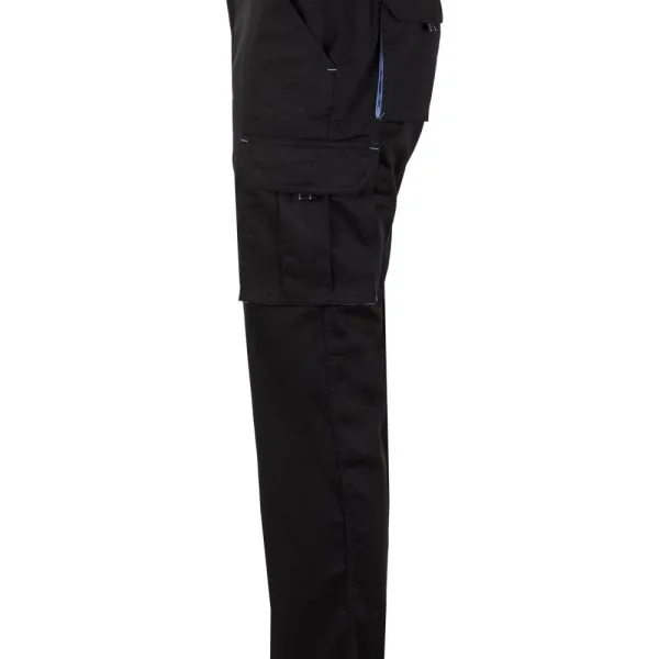 Two-Tone Stretch Multi-Pocket Trousers gallery