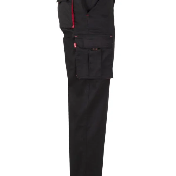 Two-Tone Stretch Multi-Pocket Trousers gallery