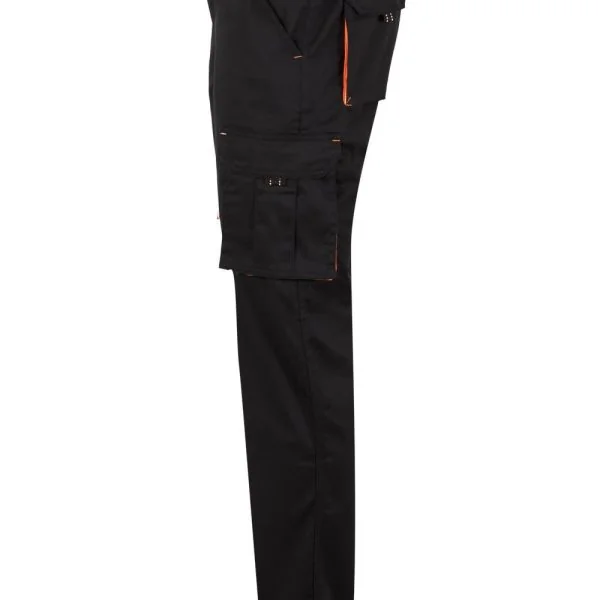 Two-Tone Stretch Multi-Pocket Trousers gallery